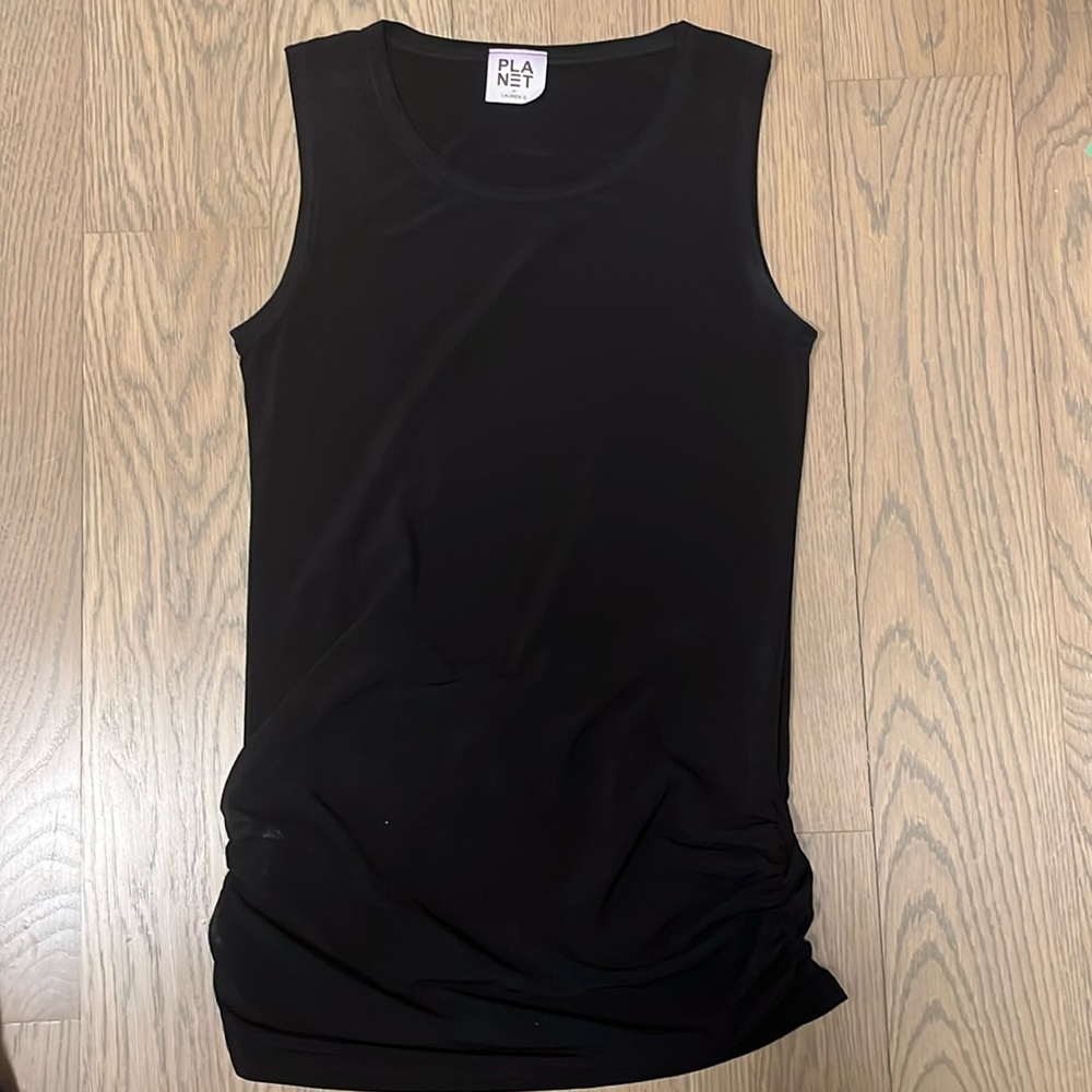 Women’s Planet Cotton Lycra Ruche Tank